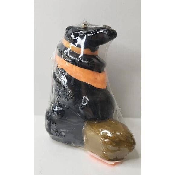 Vintage East West Dist. Co. Witch Halloween Candle New 3.25" SKU H35 - Picture 3 of 7